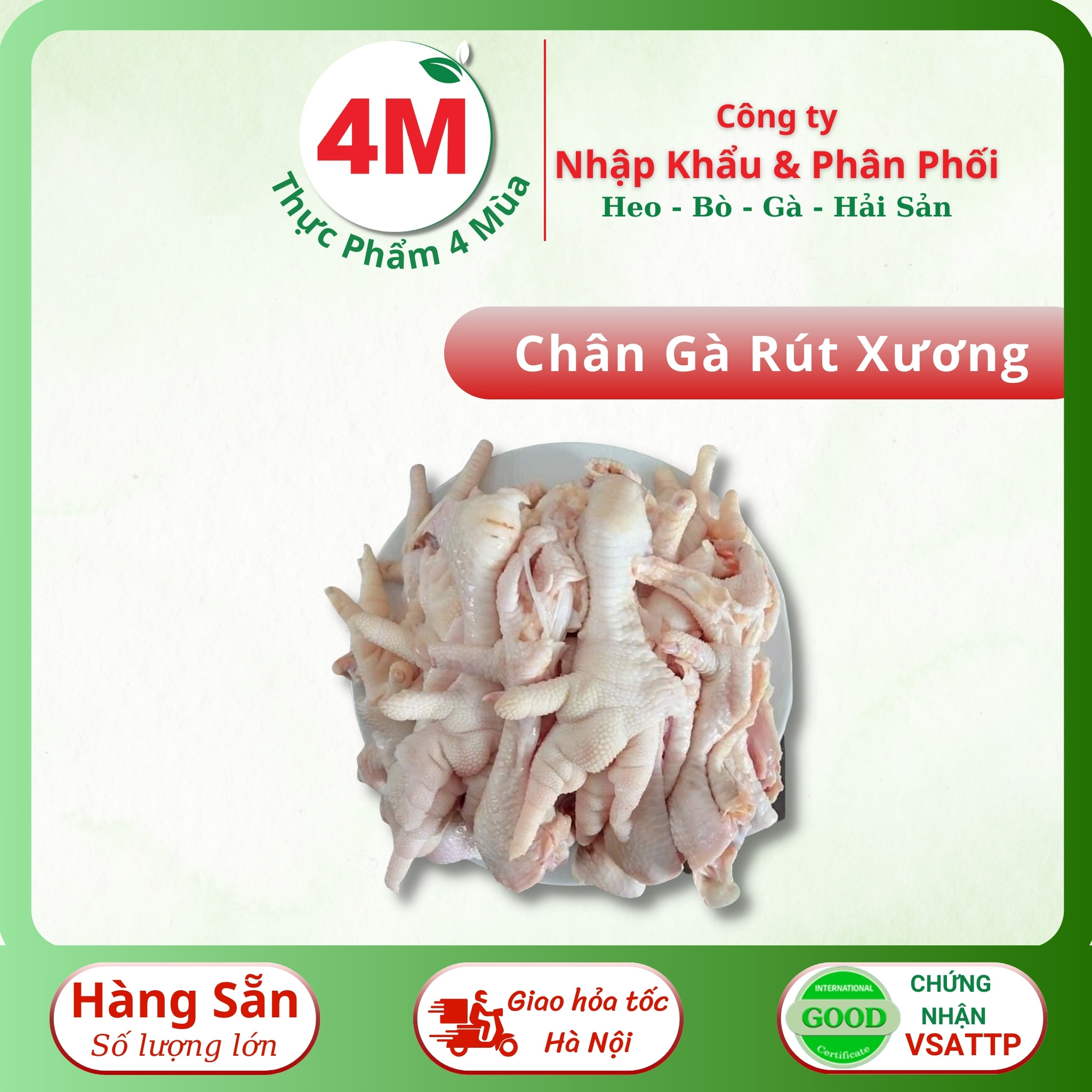 Chân Gà Rút Xương